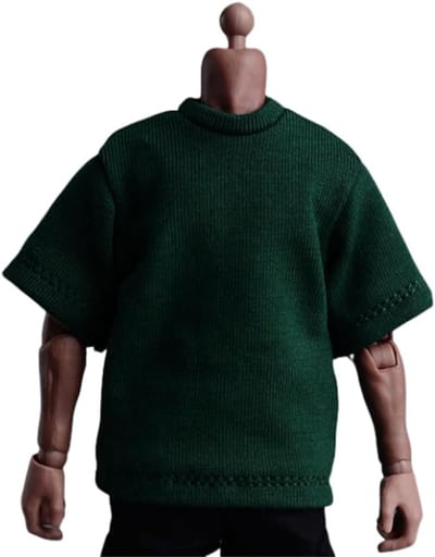 1/6 Schaal Actiefiguur Kleding: Groen T-Shirt voor 12 Inch Verzamelfiguren