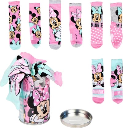 Disney Minnie Mouse Sokken Meisjes 4 paar in Spaarpot