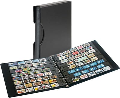 Album Set - Opbergmap Insteek - Verzamelobjecten Opbergen - Inclusief Beschermhoes - 305 x 317 mm - Zwart