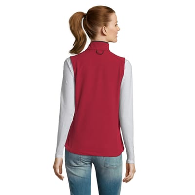 SOLS Dames/Dames Rallye Softshell Mouwloos Gilet (Rood)