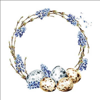 Ambiente Servetten Muscari Wreath 25cm