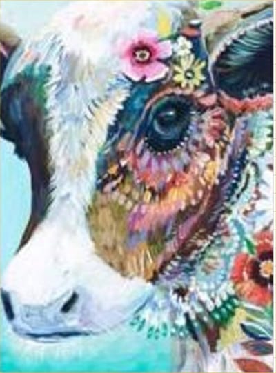 VDTOYS® DIAMOND PAINTING volwassenen - VDTA112 - vierkante steentjes - full - groot formaat - nieuwe tekeningen - 45 op 55 cm (canvas) - 40 op 50 cm (foto)