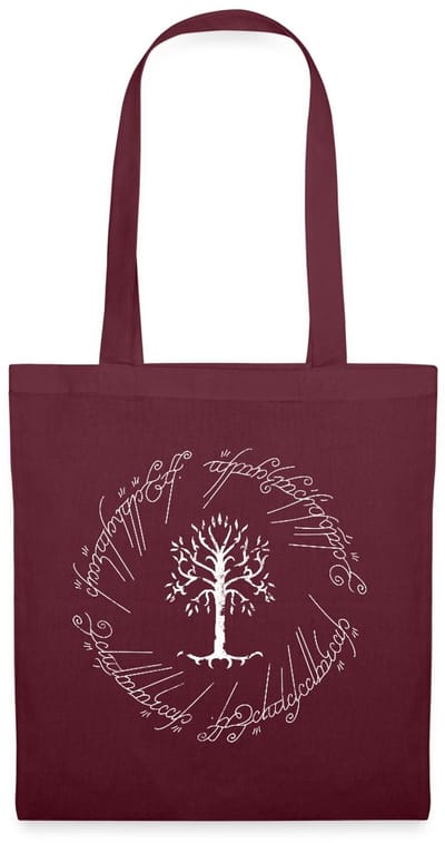 The Lord Of The Rings De Witte Boom Van Gondor Tas Van Stof Schoudertas