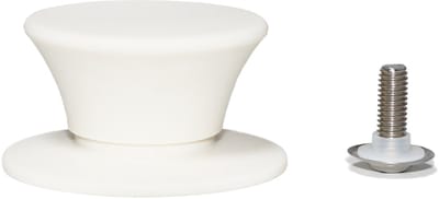 Universele knop voor pannendeksels (set van 2) – Hittebestendige vervangende greep – Soft-touch siliconen met antislip – Geschikt voor diverse pannendeksels – 5,8 x 5,8 x 3 cm