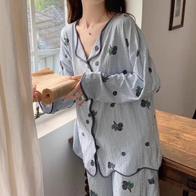 2 STUKS/Set Zwangerschapszomerpyjama's Casual Comfort Losse Loungewear Vrouwen Bloemen Cartoon Schattig Liefde Print Homewear Kleding One size
