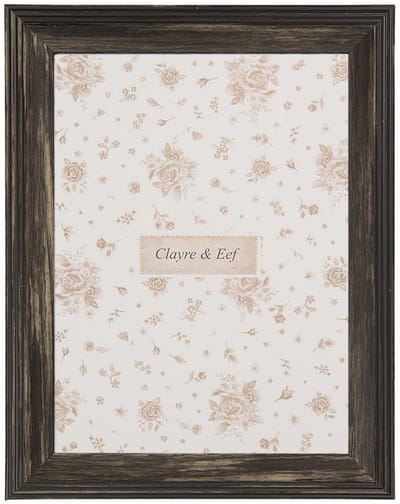 Clayre & Eef Fotolijst 15x20 cm Zwart MDF