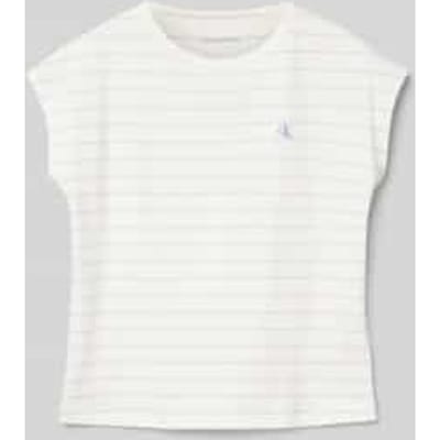 T-shirt met labelstitching