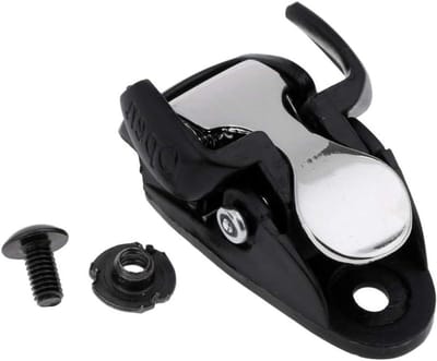 Rolschaats Gesp - Schoen Sluiting - Rolschaats Reparatie - Inclusief Schroef - 5 x 3.5 cm - Zwart