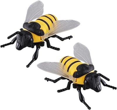 Opwinden Speelgoed Bijen - Insect Speelgoed Grappenmaker - Kinderen Plezier - Bionisch Ontwerp Niet-Elektrisch - 6x10cm - Geel Zwart