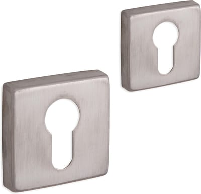 Eliot® rozet set profielcilinder - mat nikkel - incl. bevestigingsmateriaal