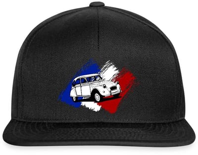Citroën 2CV Model Franse Vlag Snapback cap