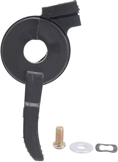 Allecto - Motorfiets Stuur Chokehendel - Zwart - Rubber Gashendel - Perfecte vervanging voor beschadigde chokehebel - Ideaal voor...