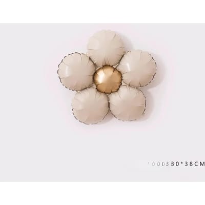 Ballons en film d'aluminium à fleurs mates pour bébé, 1er anniversaire, fête de mariage, fournitures de baby shower pour garçon et fille, ballons jouets 30X38CM