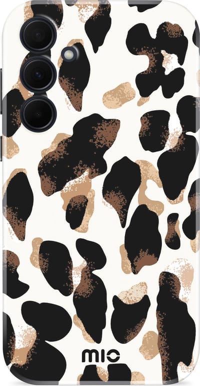 MIO MagSafe Samsung Galaxy A35 Hoesje | Hard Shell Back Cover | Geschikt voor MagSafe | Leopard