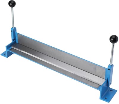 ELVENTO Zetbank - metaalbuiger - buigmachine - afkantbank - plooibank - 460 mm - 0° tot 90° - Tot 1,2 mm dikte - Lichtblauw