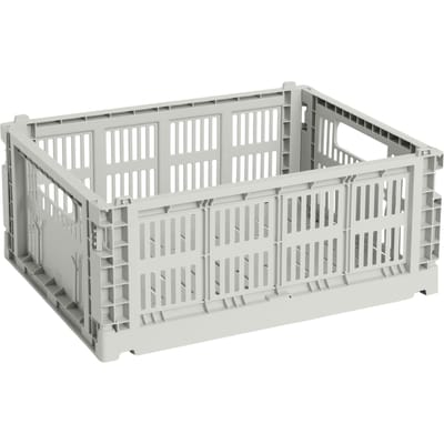 HAY Colour Crate Vouwkrat M recycled - HAYCrateGrey