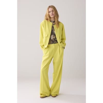 Summum Woman Trousers Uni Mimosa Yellow Größe: 34 | Stoffhosen Outlet | Damen | Gelb
