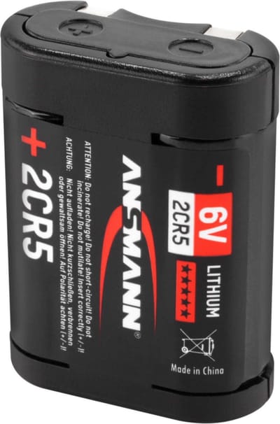 Ansmann 2CR5 2CR5 Fotobatterij Lithium 6 V 1 stuk(s)