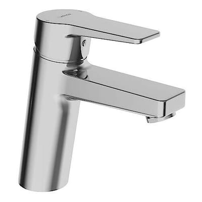 Hansa Hansatwist XLs wastafelkraan met gesloten hendel met vaste uitloop 12.3cm chroom
