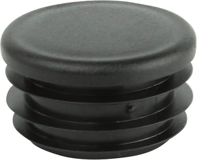 10x Ronde Stoppen voor Buis of Pijp - Dop Diameter 18 mm - Zwart Stuk Voor Meubels en Constructie