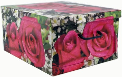 Opbergkoffer Karton - Multifunctionele Doos - Ruimte Organiseren - Lichtgewicht Materiaal - 50 x 40 x 25 cm - Meerkleurig