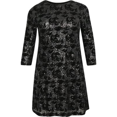 Glitter jurk voor dames KAFFE Curve Brit