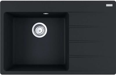 Franke Centro - Fragraniet spoelbak CNG 611-78 TL/2, 78x50 cm, mat zwart 114.0637.513