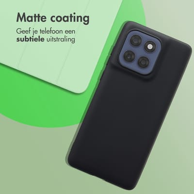 imoshion Hoesje - Geschikt voor Motorola Edge 60 Fusion - Color Backcover - Zwart