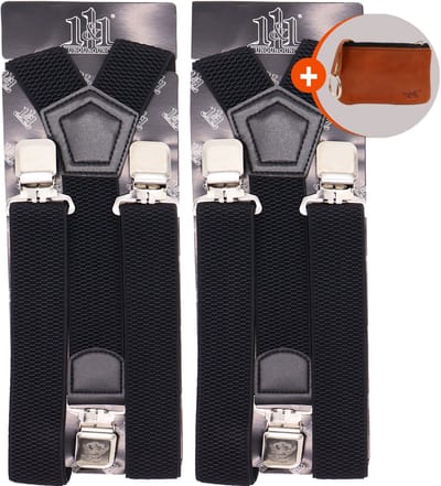 Safekeepers Bretels Heren Volwassenen - Brede Clip - 2 Stuks