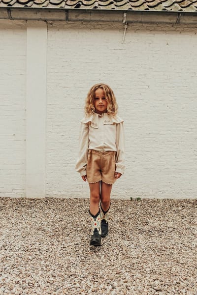 Baje Mary meisjes short peach 134