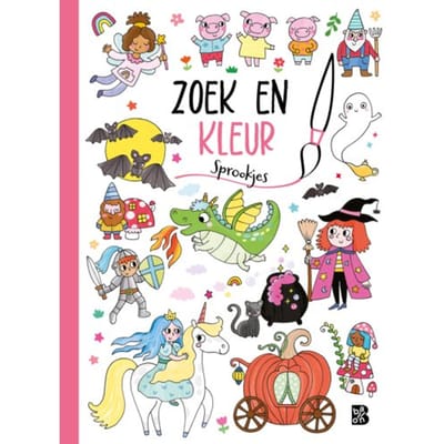 Zoek En Kleur Sprookjes - Zoek En Kleur