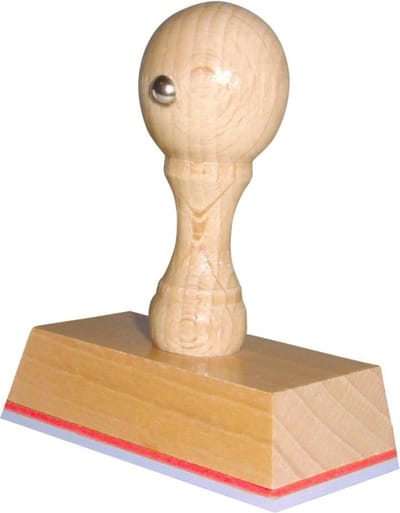 Handstempel 65x35 Mm - Stempels - Stempels volwassenen - Snelle Levering