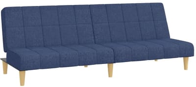 Slaapbank - Uitklapbaar - Slaapstoel - Logeerbed - Zetelbed - Slaapfauteuil - Vouwbed - 2 persoons - Zeer comfortabel - Blauw