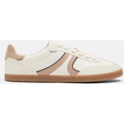 Stradivarius S011 Basic retro sneakers  ECRU 35