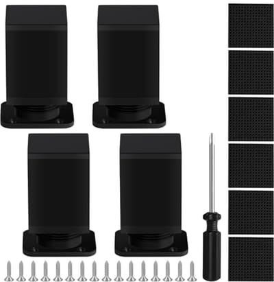 Verstelbare Meubelpoot Set van 4 - 0-20mm Hoogte Verstelbaar voor Tafel, Stoel en Kast