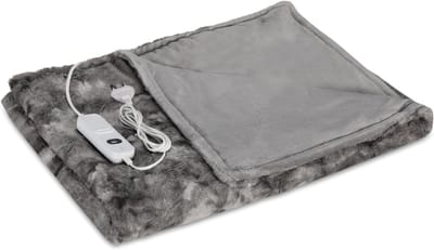 MMP® Elektrische deken 2 persoons - Elektrische deken - Deken - Grijs - ‎180 cmx 130cm x 3cm