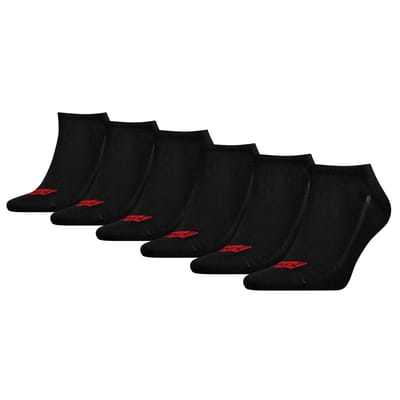 Sokken van katoenmix in set van 6 model 'LOW CUT LOGO COTTON 6P'