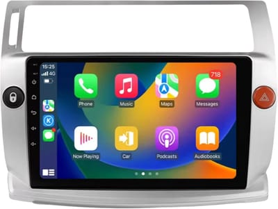 Autoradio met bluetooth - Carplay - Voor Citroen C4/ C-Triomphe/ C-Quatre (2004-2009) - Geschikt voor Apple en Android - Stereo - Navigatie - Navigatiesysteem auto - 2GB 32GB