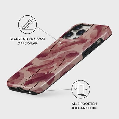BURGA Telefoonhoesje voor iPhone 14 PRO - Schokbestendige Hardcase Hoesje - Tender Kiss