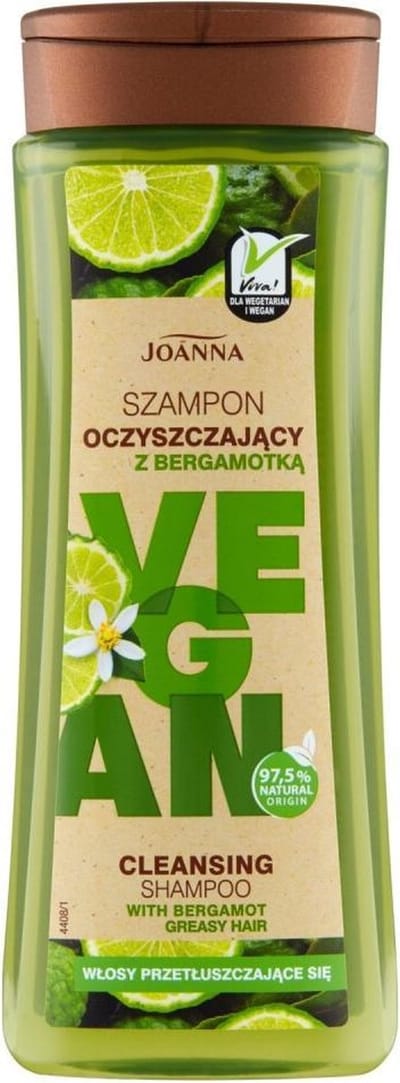 Joanna - Vegan Cleansing Shampoo Cleansing Shampoo From Bergamot 300Ml