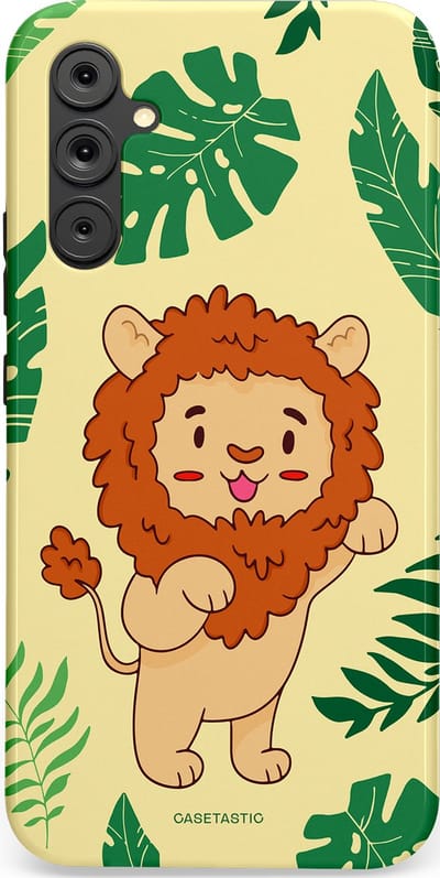 Casetastic Hoesje Geschikt voor Samsung A34 (5G) - Stijlvolle Beschermende Duo-layer Case - Brulknuffel