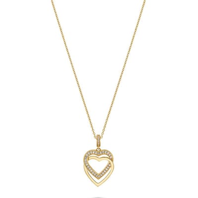 Jette - 88336071 - Ketting - Dames - 925 Zilver - geel verguld gepolijst met Zirkonia - 45cm