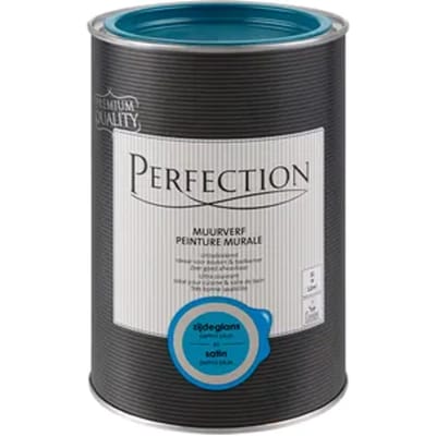 Perfection Ultradekkend Muurverf - Zijdeglans - Petrol Blue - 1l