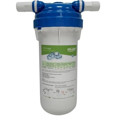 GGM Gastro Wasserfiltersystem/Entkalker für Eiswürfelbereiter - 60.000 Liter Zilver