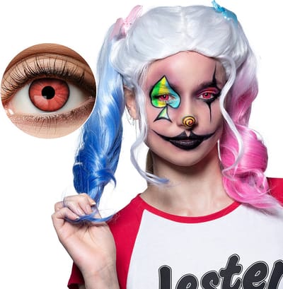 Boland - Paar weeklenzen Crazy clown - Volwassenen - Halloween en Horror, Clowns en Circus - Halloween en Horror- Clowns en Circus