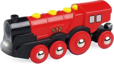 Brio Rode Lola Locomotief op batterijen