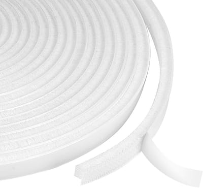 Zelfklevende borstelafdichtstrip 6 m - Deur- en raamafdichting, weerstrip voor luchtstopper en schuifdeur - Wit