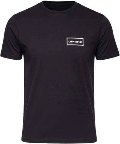 OMBRE T-shirt - Regular Fit - Katoen - Korte Mouw Zwart S