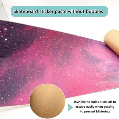 Dailygoods- Griptape Professioneel - Antislip - Waterdicht - Slijtvast - 84 x 23 cm - Siliciumcarbidezand/Epoxyhars - Skateboard Tape
