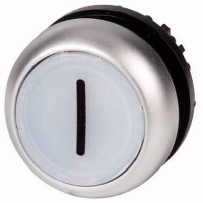 Eaton 216942 M22-DL-W-X1 Verlichte druktoets Kunststof frontring Knop Meerdere kleuren 1 stuk(s) Single